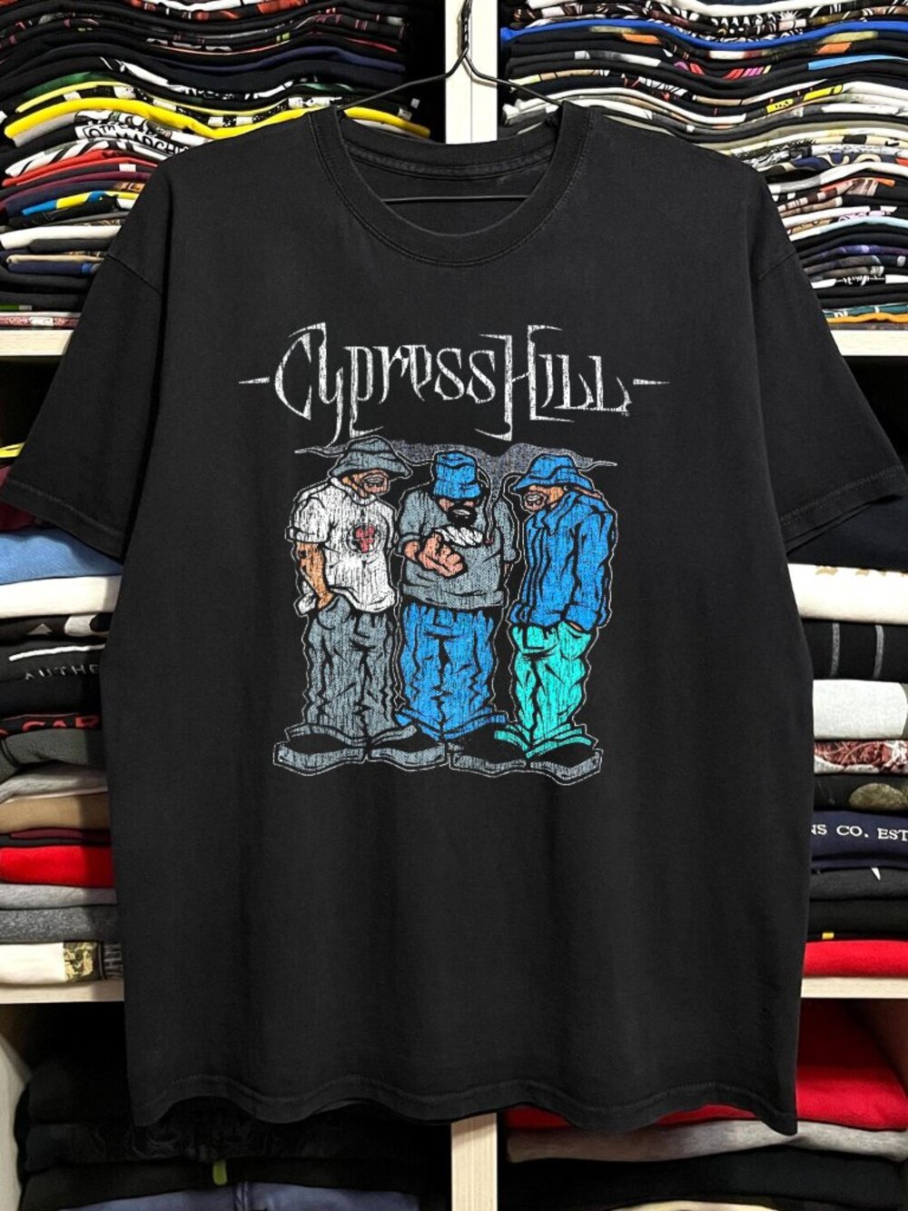 Rare Cypress Hill Washed Black Tee